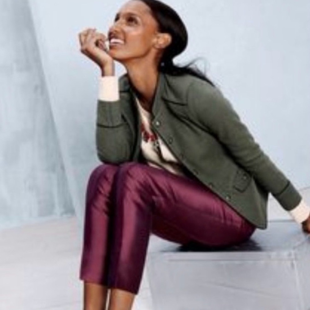 J. Crew Military Olive Green Blazer - Size 12